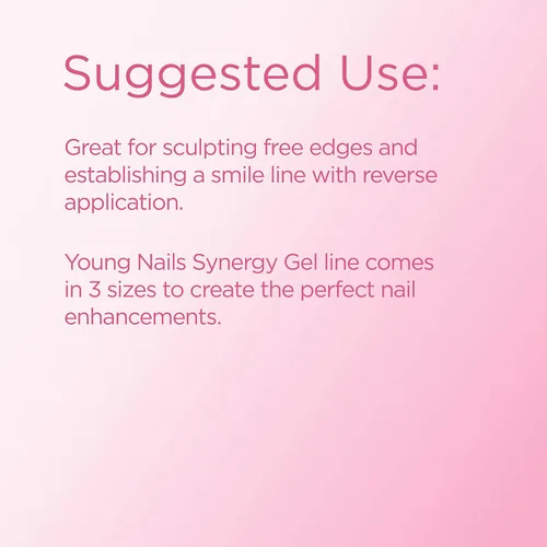 Vista 4 de YOUNG NAILS Gel Escultor Blanco, Blanco, 0.53 oz.