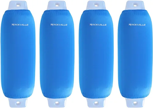 Vista 19 de Rockville C8527NB - Paquete de 4 fundas para guardabarros de barco de 8.5 x Azul marino