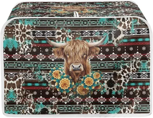 Vista 17 de Talayituse Autumn Maple Leaf Print Toaster Cover 2 Slice Bread Toaster Oven Cover Washable Toasters Dust Covers Kitchen Small Appliance Covers