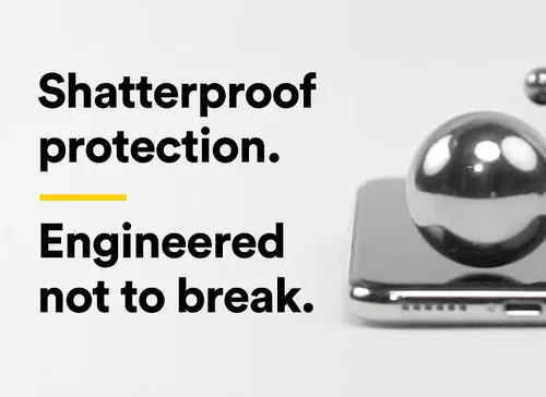 Vista 3 de BodyGuardz PRTX - Protector de pantalla de privacidad para iPhone 13 y iPhone 13 Pro, tecnología de privacidad de 2 vías, cobertura de vidrio iPhone