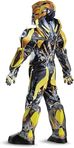 Vista 2 de Disfraz de Bumblebee Prestige de Transformers 5 para niños Amarillo