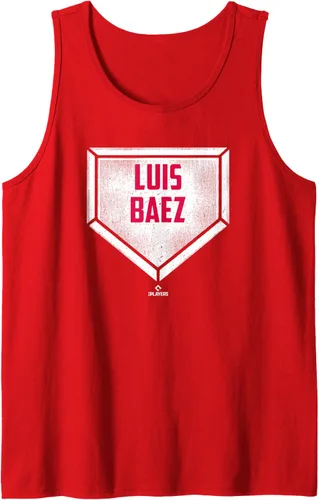 Vista 10 de Home Plate Gameday Luis Baez Prospect Baseball Fan Gear Tank Top