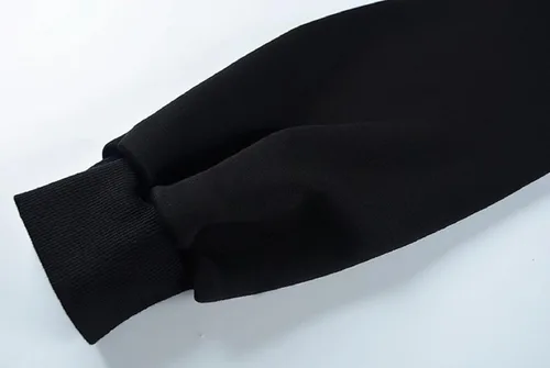 Vista 6 de Sudadera con capucha con orejas de gato para mujer, manga larga, hombros descubiertos, bonita sudadera con capucha