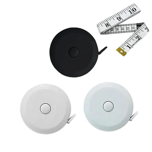 Vista 9 de Paquete de 3 cintas métricas retráctiles para cuerpo, 60 pulgadas, 4.9 ft, regla flexible de doble cara para manualidades médicas, tela, tela, morado
