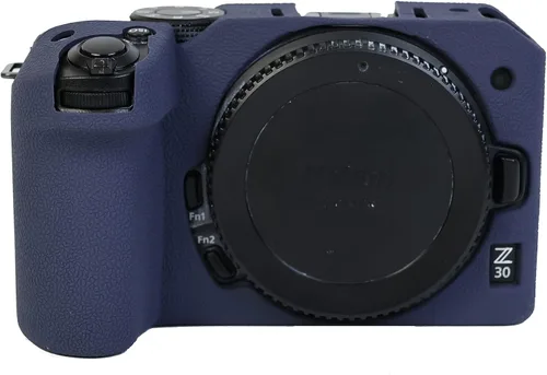 Vista 7 de TUYUNG Z30 - Funda protectora de silicona para cámara Nikon Z30, color verde militar