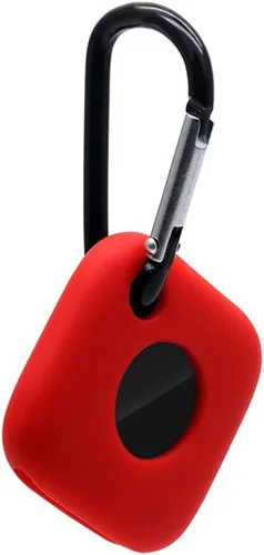 Vista 4 de DAYJOY - Juego de 3 fundas protectoras de silicona suave y flexible compatibles con Tile Mate 2022, funda antiarañazos con mosquetón para Tile Mate