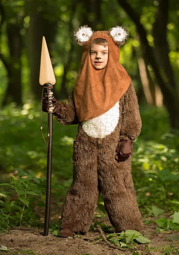 Vista 2 de Princess Paradise Disfraz de mimbre prémium de Star Wars para niños talla L