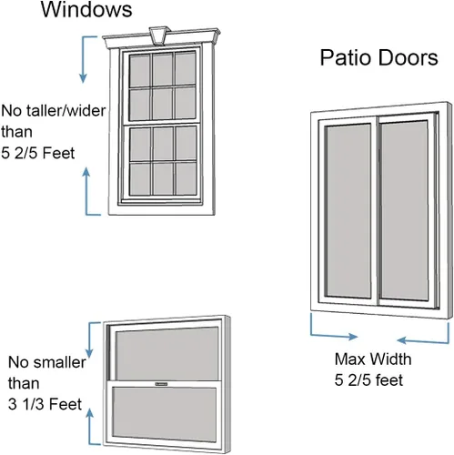Vista 3 de Jeacent Barra de seguridad ajustable para ventana, 2 piezas, cerradura de puerta de patio, acero resistente, se extiende de 15 1/2 pulgadas a 29 1/2
