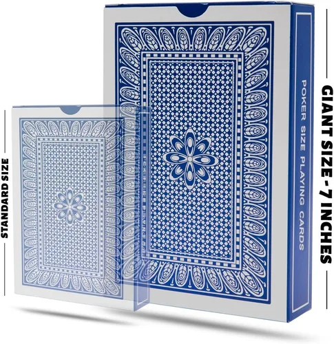 Vista 2 de Magic Makers Cubierta invisible gigante Jumbo Invisible Deck