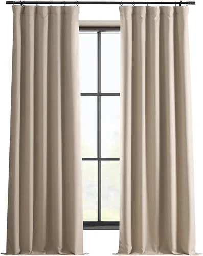 Vista 17 de HPD HALF PRICE DRAPES Cortinas opacas sólidas con aislamiento térmico para dormitorio, cortina de 84 pulgadas de largo (1 panel), cortinas opacas