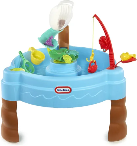 Vista 4 de Little Tikes Juego completo de mesa de agua Fish 'n Splash - Juego completo con juguetes y juego de pesca