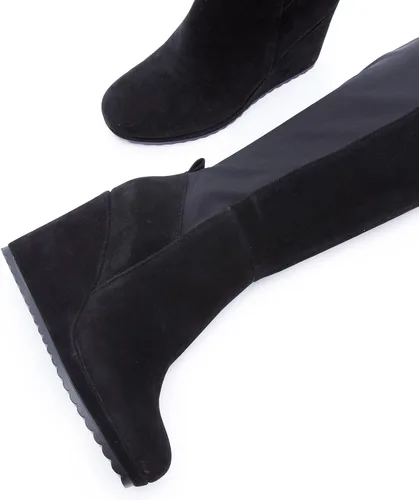 Vista 4 de JustFab Claire Botas de tacón para mujer - Botas de mujer, botas de cuña, botas para mujer, botas y botines para mujer - Botas casuales para mujer