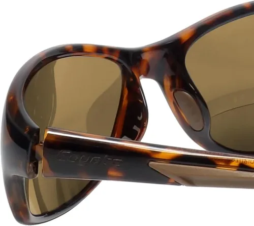 Vista 4 de Coyote Eyewear BP-14 - Gafas de sol polarizadas bifocales para lectura para hombres y mujeres, ovaladas, deportivas, envolventes, bifocales, lector