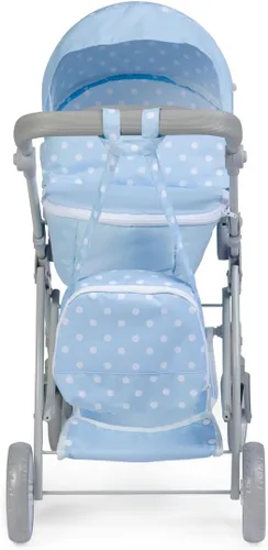 Vista 11 de JC Toys - Berenguer Boutique Cochecito deportivo plegable de lujo Colección Blue Royal para muñecas de hasta 20 pulgadas A partir de 3 años