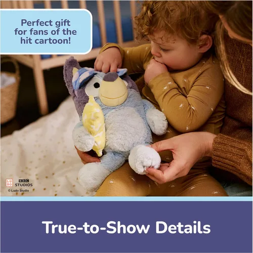 Vista 8 de GUND Bedtime Bluey 13-Inch Interactive Talking Musical Plush Toy for Babies