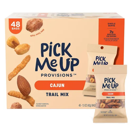 Vista 8 de Pick Me Up Provisions Mezcla de chocolate y maní, 1.75 onzas, 48 bolsas, 0.17 onzas de proteína, Kosher