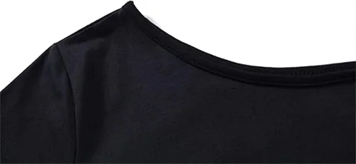 Vista 23 de MAGICMK - Camiseta casual para mujer, con estampado de labios y hombro descubierto, talla extragrande