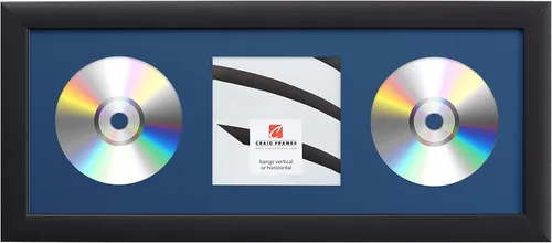 Vista 20 de Craig Frames paspartú para mostrar CD con marco negro de 1 pulgada