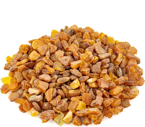 Vista 6 de Piedras ámbar pulidas y crudas 100% naturales del Báltico Chips Resina Ambar Piedra para manualidades de joyas y cuentas sueltas (sin agujeros)