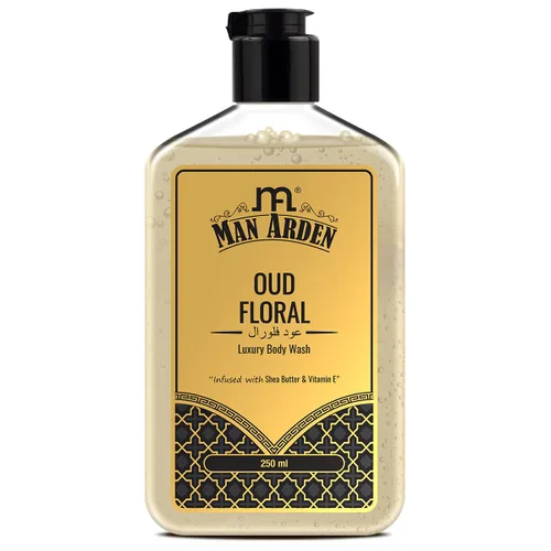 Vista 6 de Man Arden Blue Wave Gel de baño de lujo infundido con manteca de karité y vitamina E, 8.5 fl oz