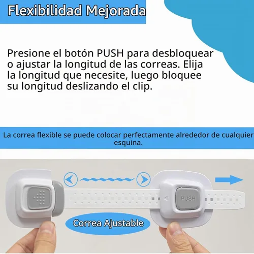 Vista 7 de YEYA - Anclajes de pared para muebles sin taladro, antipunta, paquete de 2