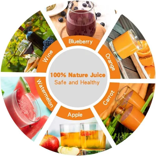 Vista 3 de Prensa de vino de frutas de 1.6 galones con 2 bolsas de filtro, trituradora de manzanas, uvas y bayas 100% natural, máquina manual para hacer jugos