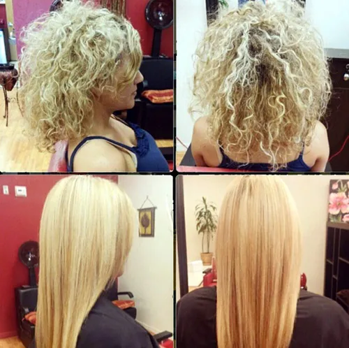 Vista 5 de Tratamiento de Queratina Blowout profesional grande juego diseñado específicamente para grueso, negro, africano, Dominicana y rizado brasileño tipos