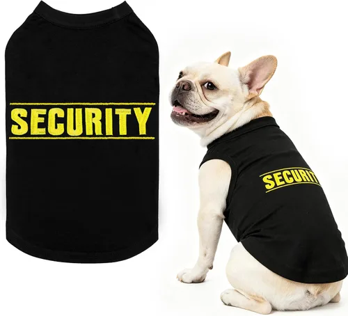 Vista 32 de BINGPET Bad to The Bone - Camiseta de algodón suave para cachorros, transpirable, ligera, para disfraz de perro, chaleco sin mangas, lavable a