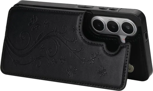 Vista 6 de Asuwish Funda de teléfono para Samsung Galaxy A37 5G con protector de pantalla de vidrio templado y tarjetero con soporte para tarjetero, soporte