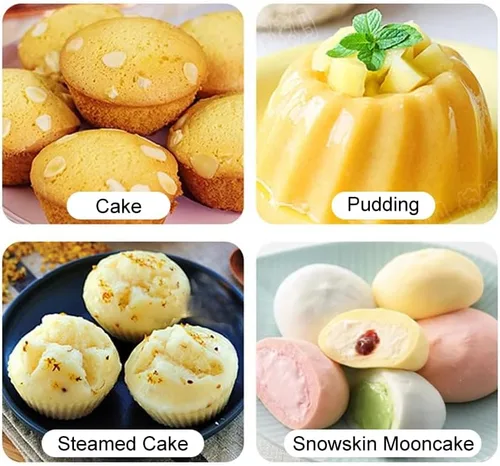 Vista 8 de 5 moldes de silicona para hornear, mini cupcakes, forros para magdalenas, tazas reutilizables para horno, freidora de aire, microondas