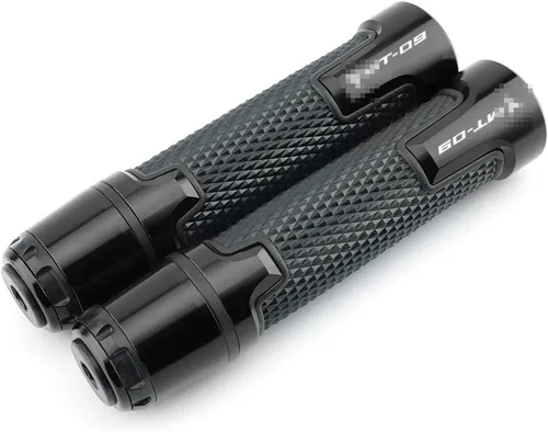 Vista 3 de Empuñaduras de manillar de motocicleta para MT07 MT09 MT-07 MT-09 FZ07 FZ MT 07 09 2014-2017 2018 2019 2020 7/8 pulgadas 0.866 in manillar de Negro