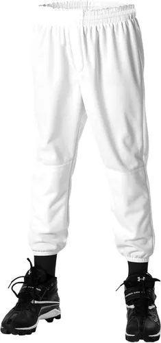 Vista 6 de Alleson Athletic Pantalones de béisbol con cintura elástica para jóvenes Negro