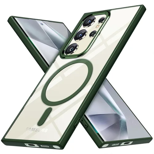 Vista 8 de Funda magnética diseñada para Samsung Galaxy S23+ Plus [compatible con MagSafe], protección contra caídas de grado militar [nunca amarillento] Funda