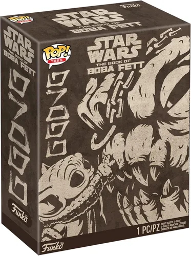 Vista 2 de Funko Pop! Boxed Tee: Star Wars - El libro de Boba Fett, Grogu con Rancor - 2XL