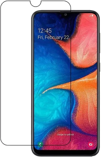 Vista 5 de Protectores de pantalla de vidrio templado para Samsung Galaxy A20 [2 unidades] Protector plano de vidrio templado Frontier Protector de pantalla