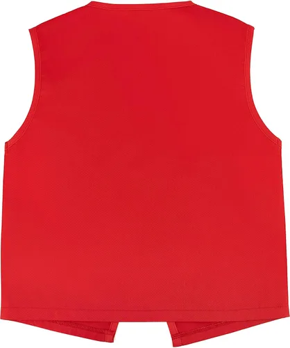 Vista 3 de TopTie Chaleco sin botones para niños, chaleco victoriano, para fiesta campesina, chalecos de disfraz Rojo