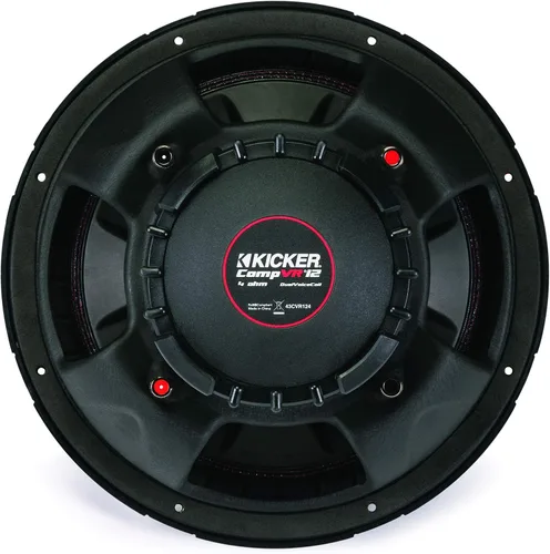 Vista 4 de KICKER Subwoofer de potencia para coche CompVR de 4 ohmios DVC de 12 pulgadas y 800 vatios 43CVR124