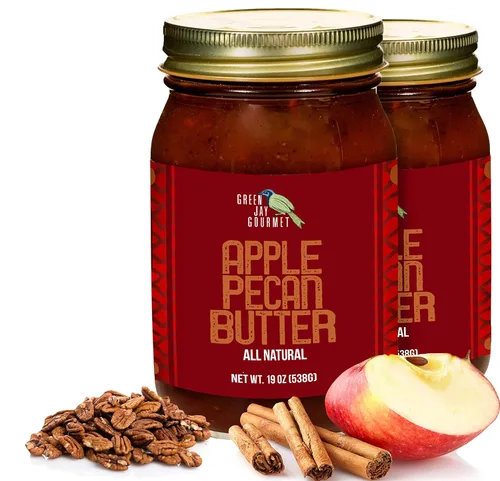 Vista 21 de Green Jay Gourmet Mantequilla de manzana - Untable de fruta 100% natural, sin gluten - Untable de manzana con manzanas, canela y especias