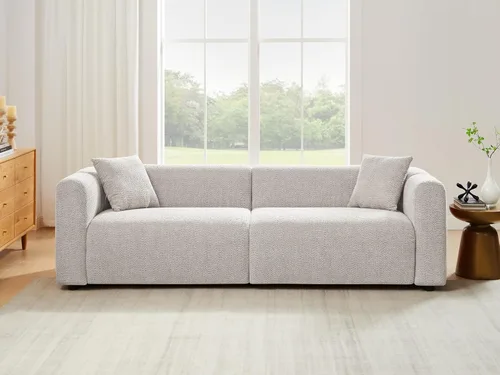 Vista 2 de VANOMi Juego de sofá modular seccional extragrande en forma de nube con sofá de 95" y sillones de 42" para sala de estar, juego de muebles tapizados
