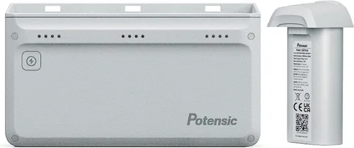 Vista 5 de Potensic Atom SE Parallel Hub de carga, batería inteligente y adaptador de carga súper rápida, paquete de 1