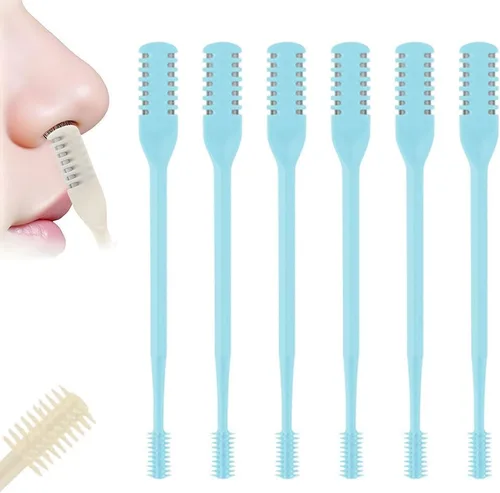 Vista 13 de Jiexily Cortador de Pelo Nasal 2 en 1 para Mujeres y Hombres, Nuevo 2025 Recortador de Nariz Giratorio 360° Herramienta Removedora, Cuchillo de Pelo