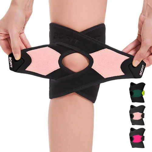 Vista 2 de aoFIT Knee Brace for Women Men Knee Pain Meniscus Tear Arthritis Patella Dislocation Best Osteoarthritis Adjustable Compression with Memory