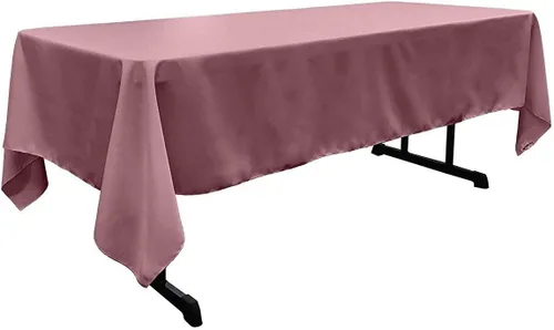Vista 10 de New Creations Fabric & Foam Inc - Mantel rectangular de popelina de poliéster de 60 pulgadas de ancho por 120 pulgadas de largo. (Avocado)
