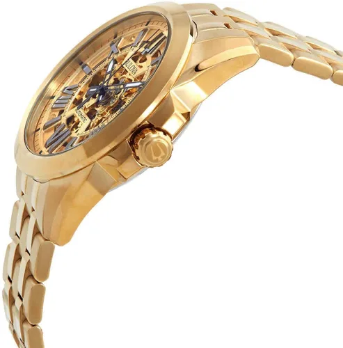 Vista 4 de Bulova Reloj analógico de cuarzo para mujer con correa de acero inoxidable 76L187, tono plateado, correa, Plateado, Correa
