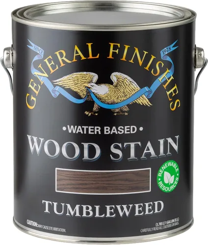Vista 58 de General Finishes Tinte para madera a base de agua, 1 cuarto de galón, negro