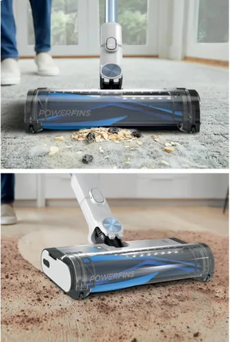 Vista 7 de Shark Sistema de Detección, Limpieza y Vaciado Automático - Aspiradora Inalámbrica Ligera con Filtro HEPA, Accesorio Manual Portátil, Herramienta