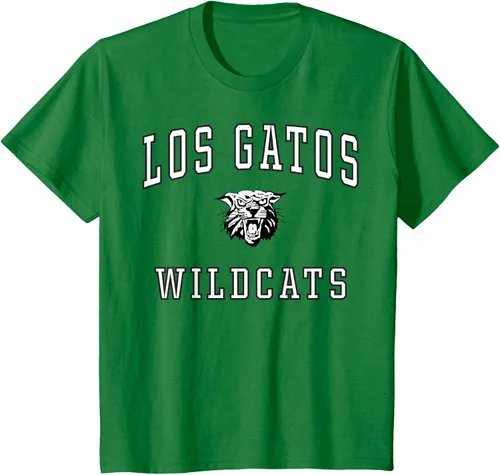 Vista 48 de Camiseta de Los Gatos de la escuela secundaria de Wildcats C1