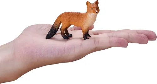 Vista 5 de MOJO Red Fox Figura de juguete pintada a mano Colección British Woodland Fiel a la vida y altamente detallada Diseñado en Reino Unido