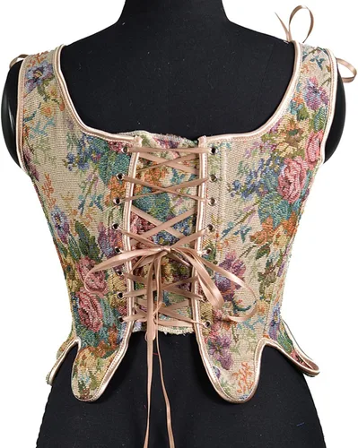 Vista 7 de Corsé con realce para mujer, estilo victoriano, cinturón steampunk, pirata, renacentista, corsé con correas