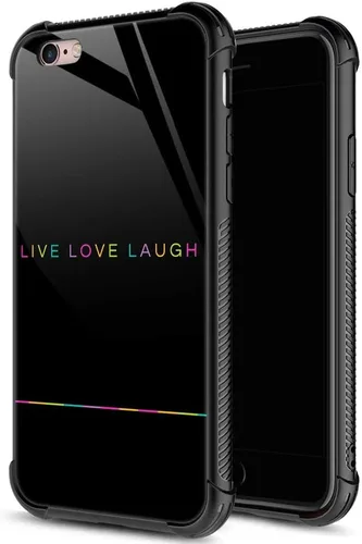 Vista 28 de ZHEGAILIAN Funda para iPhone 6/6S, protección de grado militar, esquinas a prueba de golpes, funda antiarañazos para iPhone 6/6S, pavo real